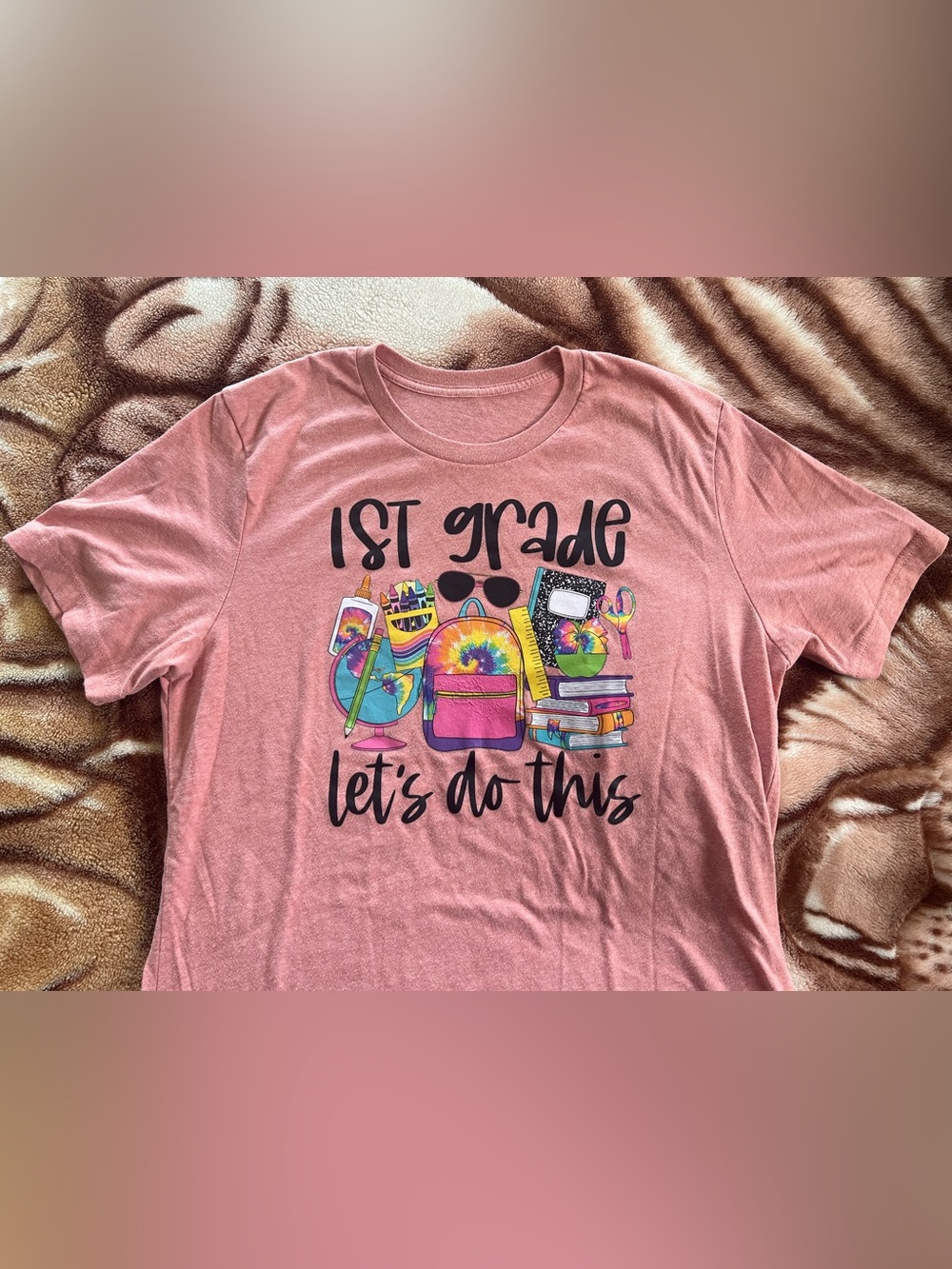 1st Grade Teacher T-Shirt - Size Large